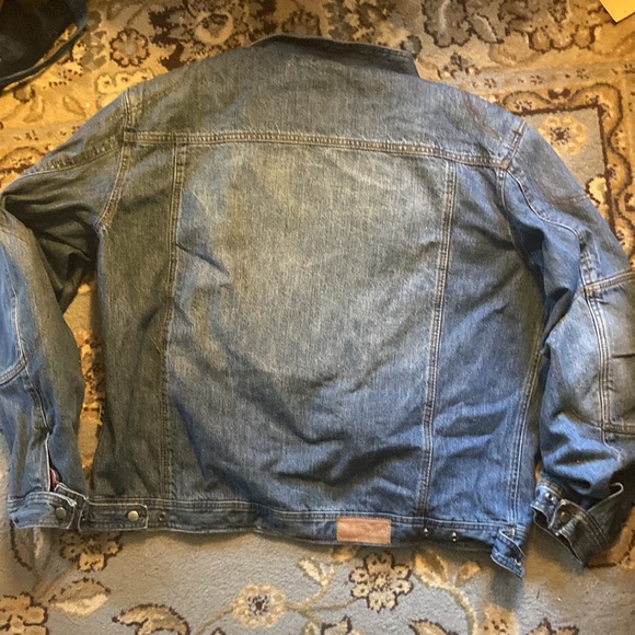Iron Workers Denim Motorcycle Jacket - Picture 5 of 8